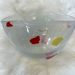 Henry Dean signed bowl.